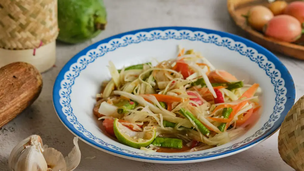Lao Papaya Salad Recipe: How To Make The Famous Laotian Salad