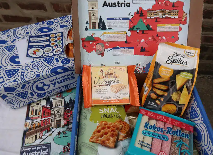 Austrian Snacks Yum Yum Box Reviews by Authentic Food Quest