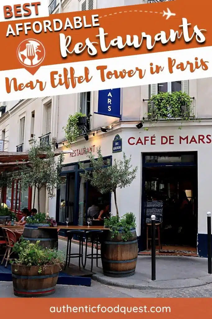 Best Affordable Restaurants Near Eiffel Tower by Authentic Food Quest