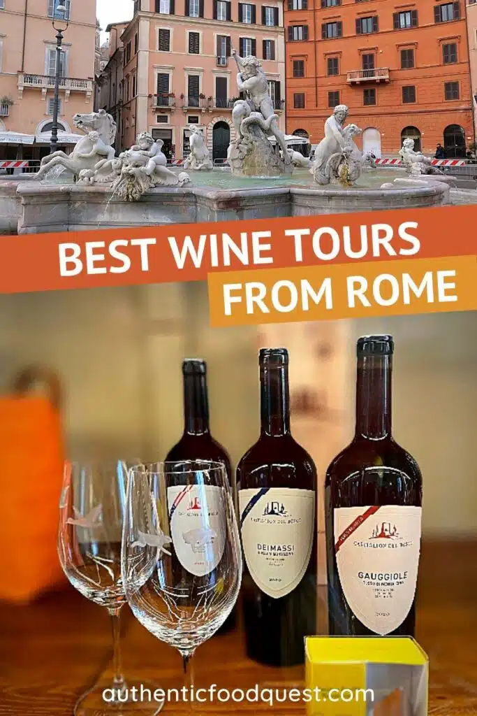 best wine tours from rome