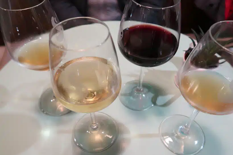 Red and white wine Winery Tours From Rome by Authentic Food Quest