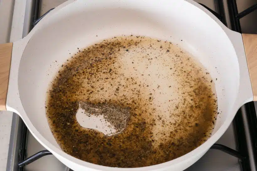 Boiling Pepper Cacio E Pepe Italian Recipe by Authentic Food Quest