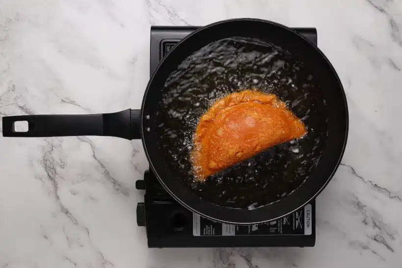 Frying Empanada Ilocano Empanada by Authentic Food Quest