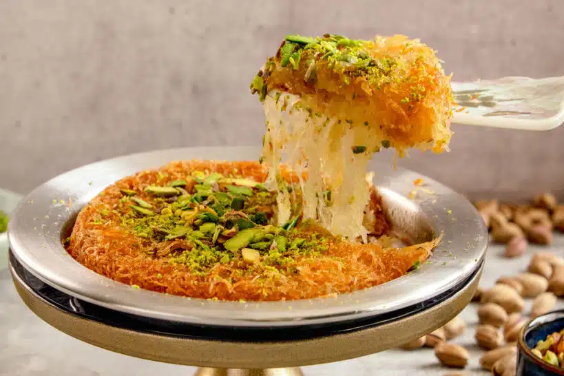 Kunefe Knafeh Recipe by Authentic Food Quest