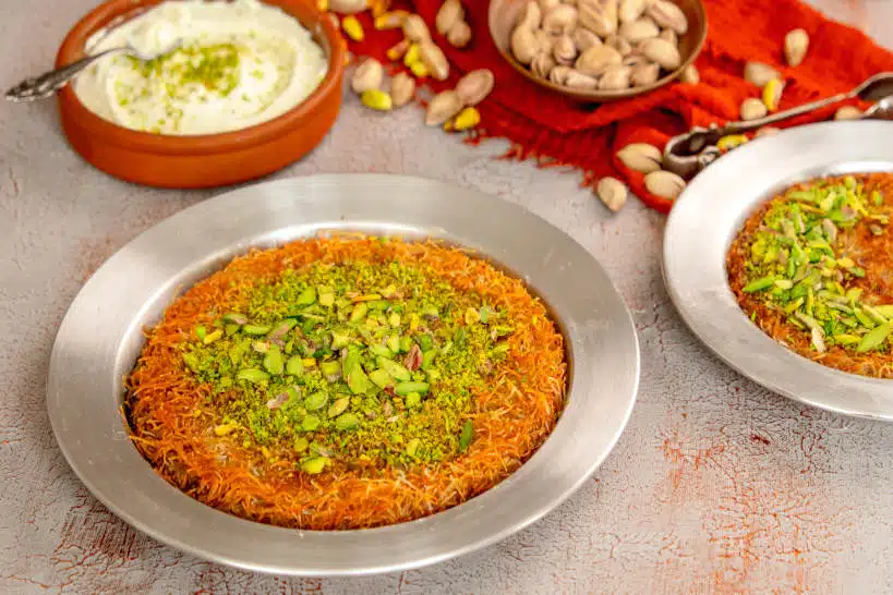 Served Kunefe Turkish Kunafa by Authentic Food Quest