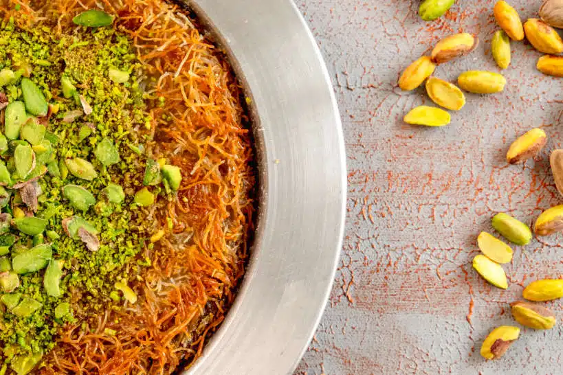 Turkish Dessert Kunefe Recipe by Authentic Food Quest
