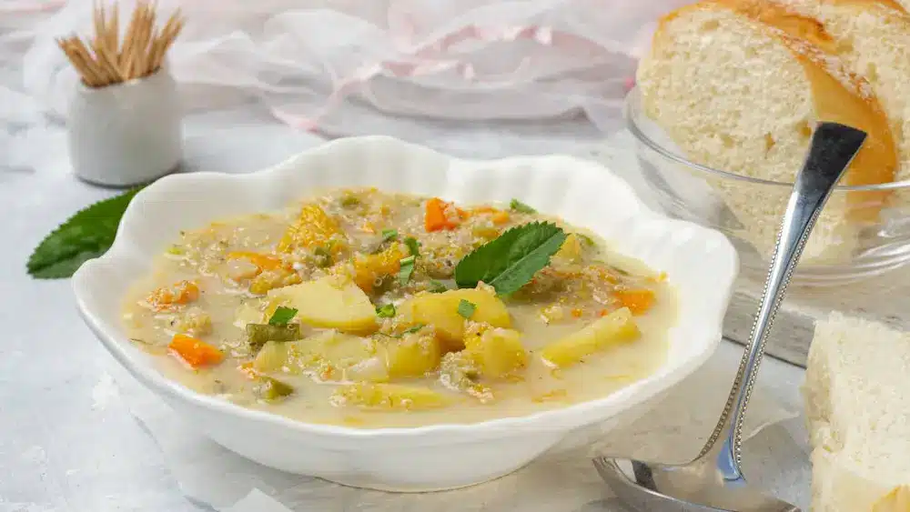 Peruvian Quinoa Soup by Authentic Food Quest