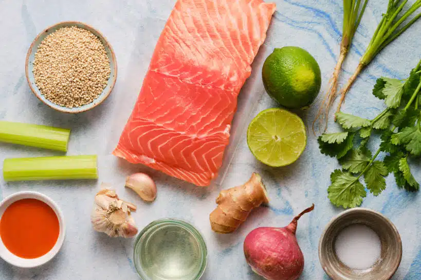 Ingredients Sashimi Recipe Salmon by Authentic Food Quest
