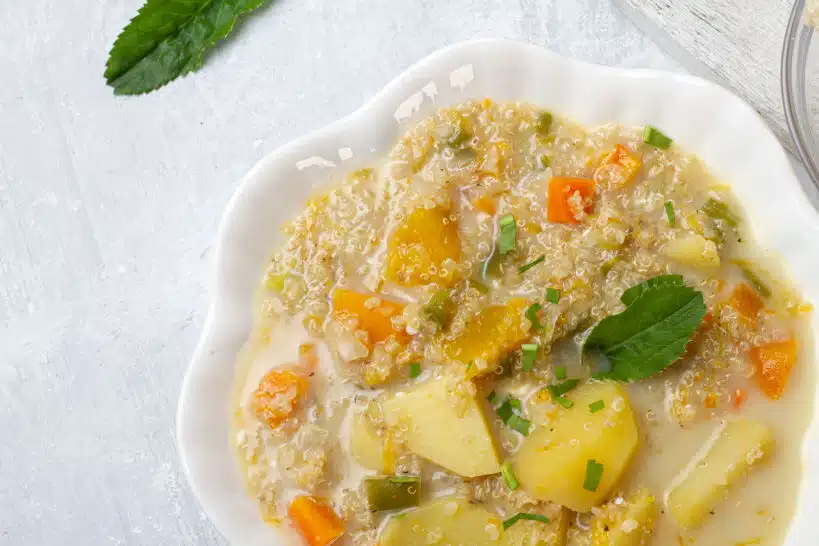Peruvian Soup Quinoa Soup Recipe by Authentic Food Quest