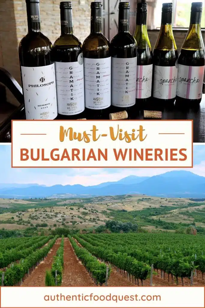 Pinterest Bulgarian Winery Authentic Food Quest