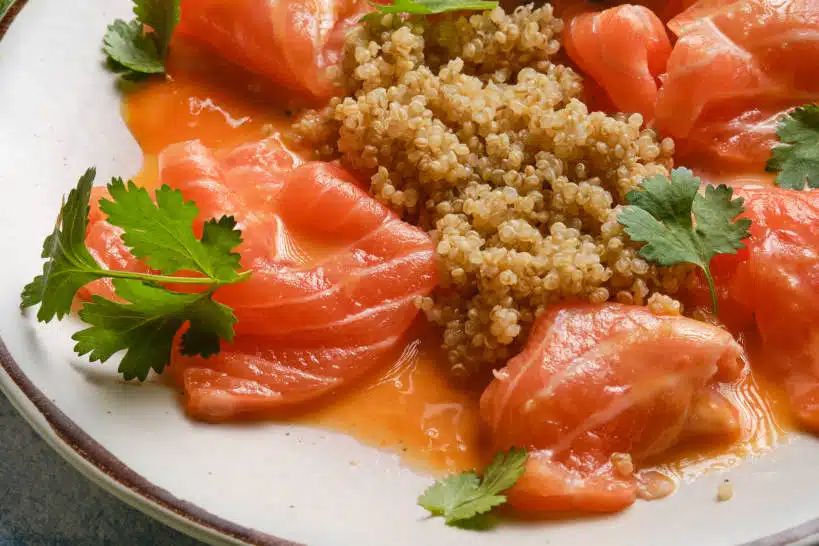 Tiradito Salmon Sashimi Recipe by Authentic Food Quest