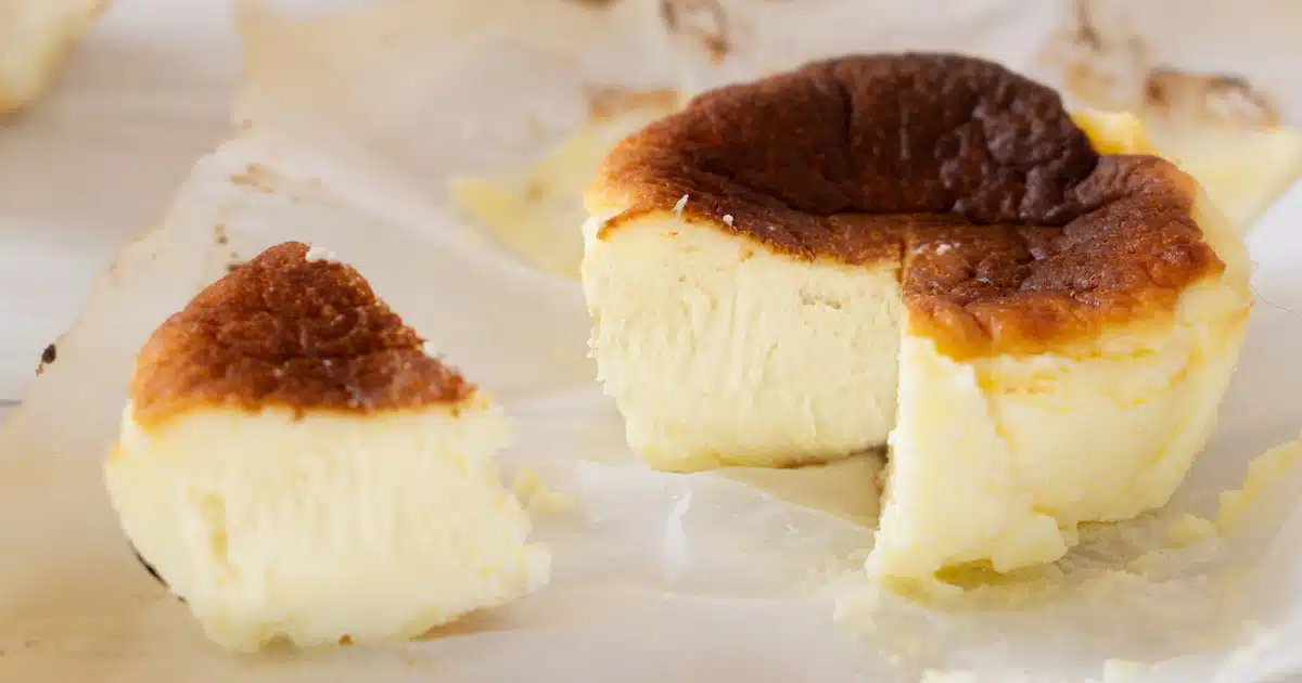 Mini Basque Cheesecake by Authentic Food Quest